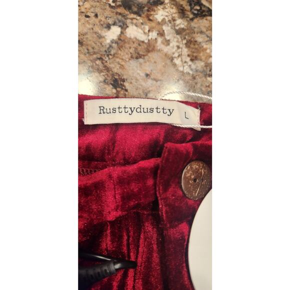 RusttyDustty NWT Large Women's Bohemia Crush Pants - Picture 4 of 5